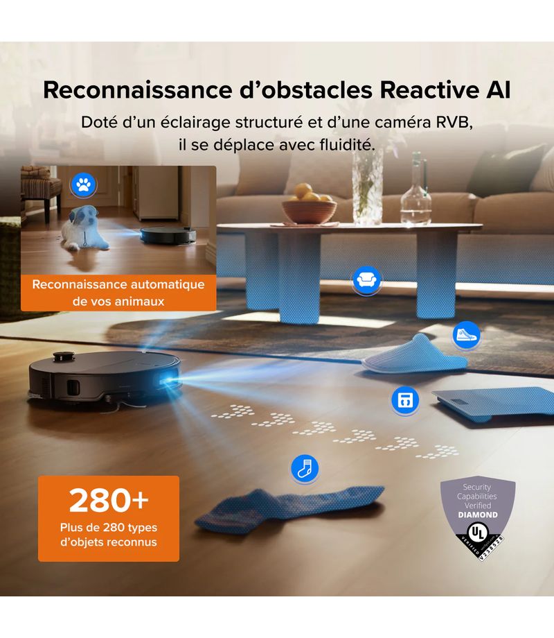 Robot aspirateur Roborock Qrevo Edge 2X