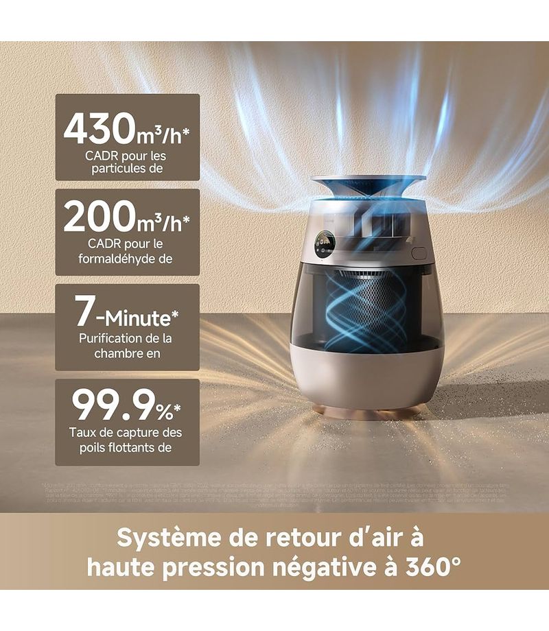Système de capture des poils Dreame AP10