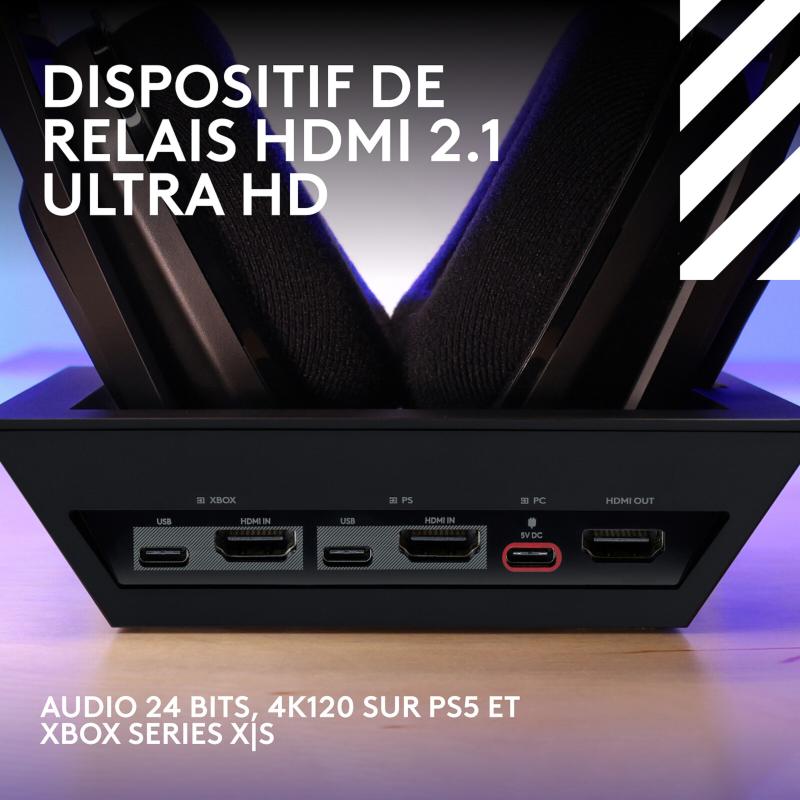 Microphone haute résolution Logitech G ASTRO A50 X