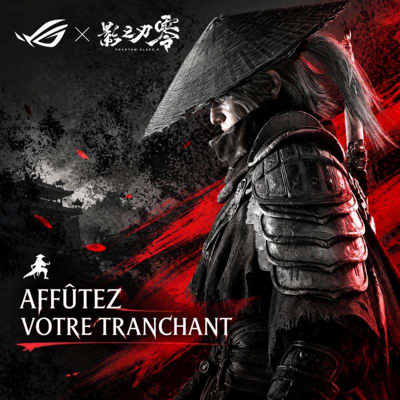 Casque gaming ASUS ROG Delta II Phantom Blade Zero Edition noir et rouge