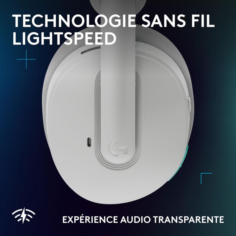 Audio 24 bits et microphone du Logitech G G325 Lightspeed