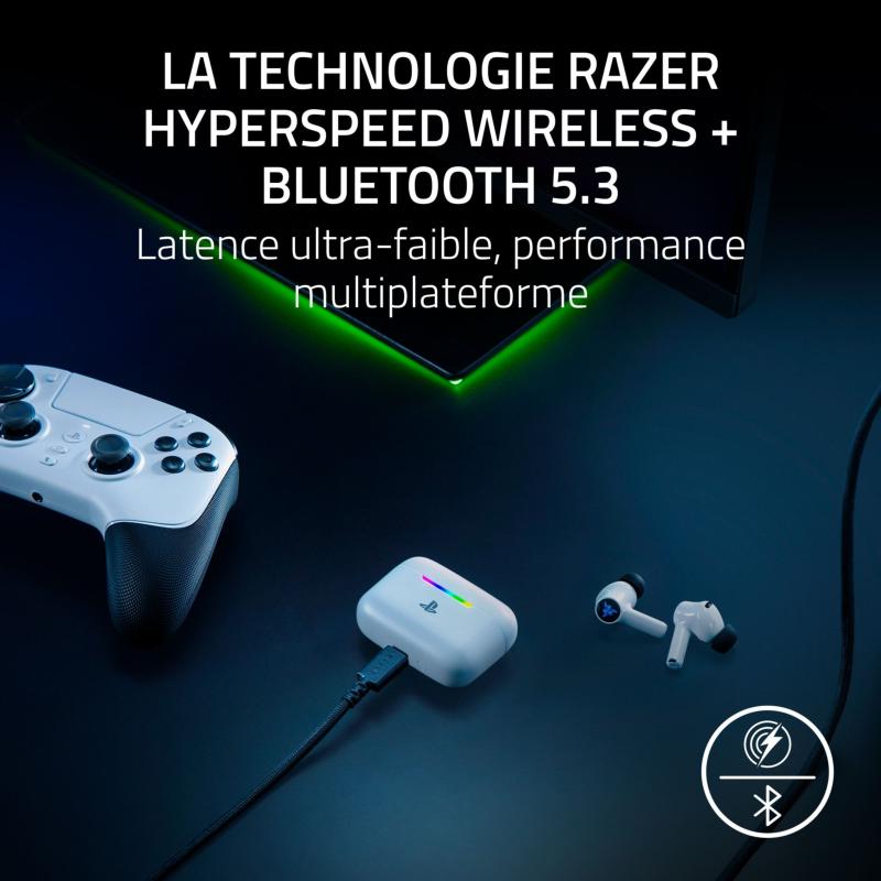 Écouteurs gaming Razer Hammerhead V3 X HyperSpeed for PlayStation