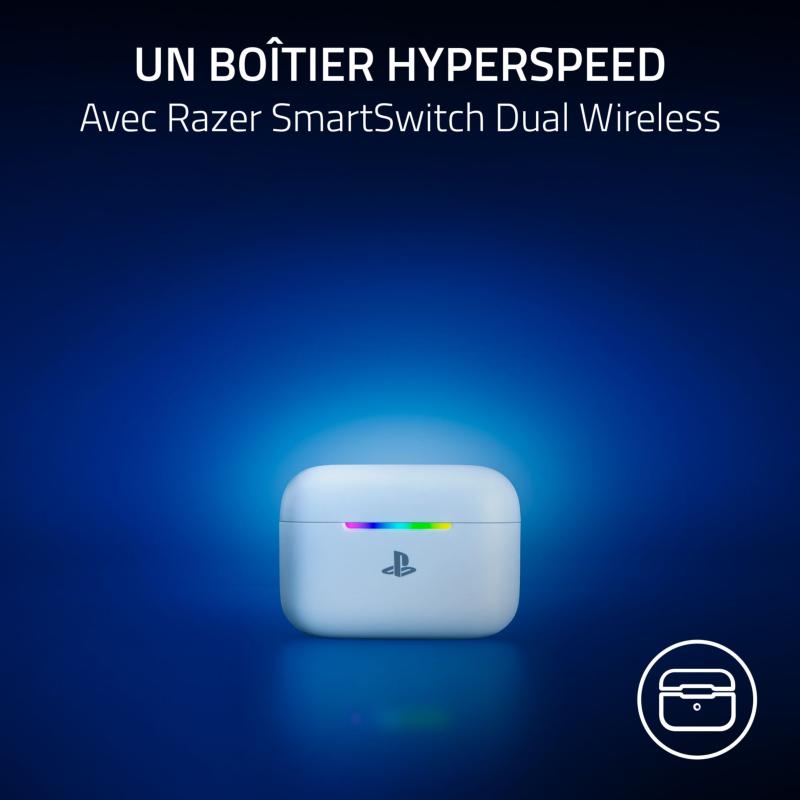 Connexion HyperSpeed des Razer Hammerhead V3 X HyperSpeed for PlayStation