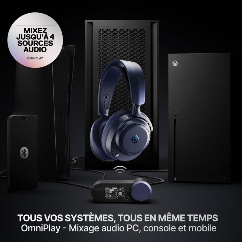 GameHub multi-systèmes du SteelSeries Arctis Nova Pro Omni
