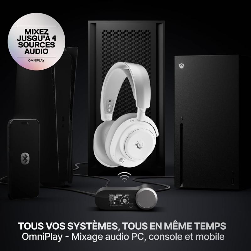 GameHub multi-systèmes du SteelSeries Arctis Nova Pro Omni