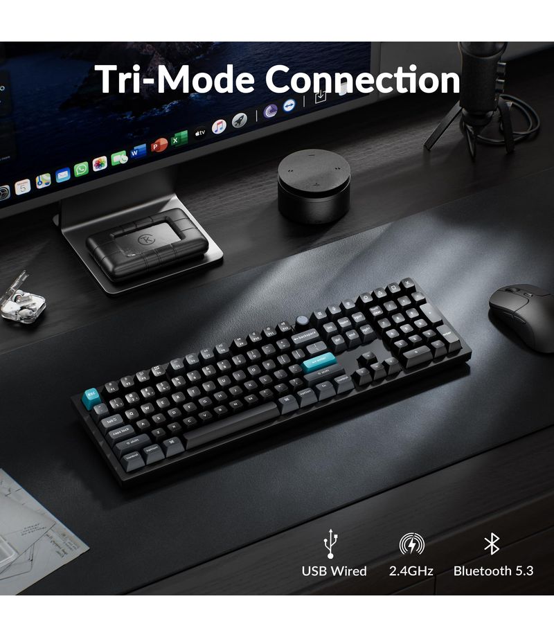 Présentation de la construction entièrement métallique du clavier Keychron Q6 Ultra 8K