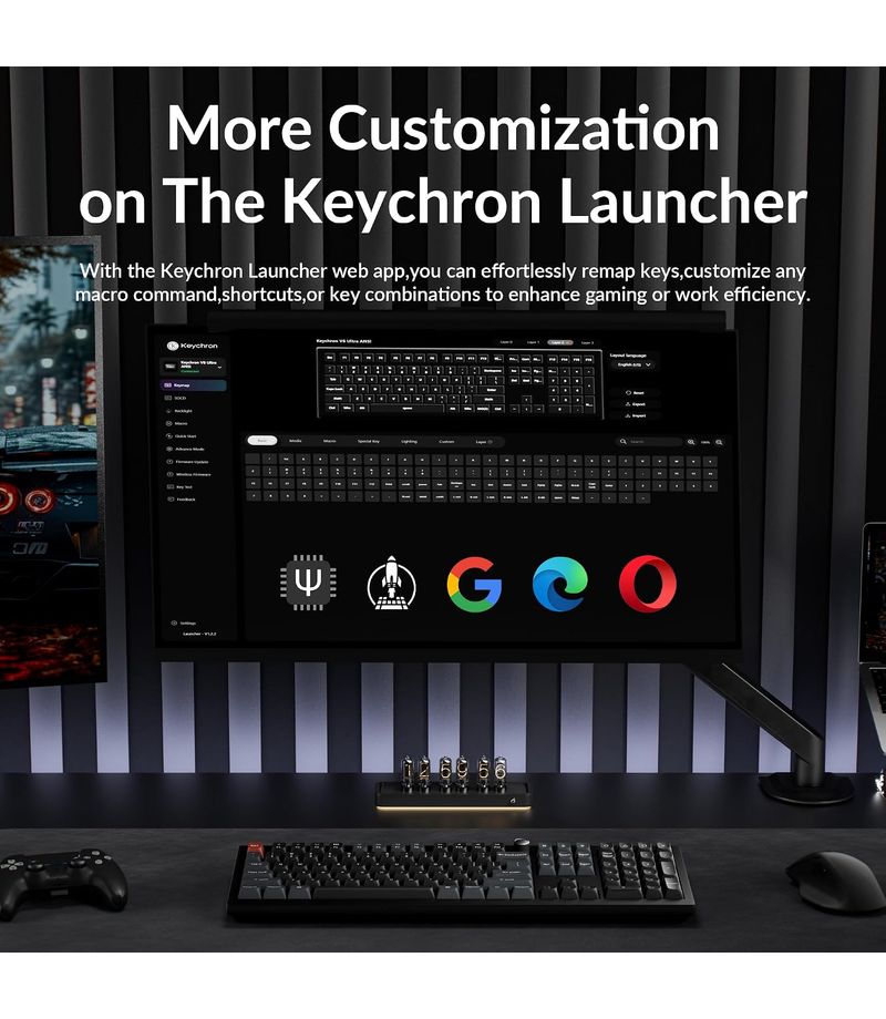 Clavier mécanique Keychron V6 Ultra 8K en version noire