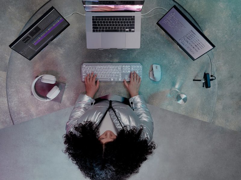 clavier Logitech MX Keys S - Gris pâle