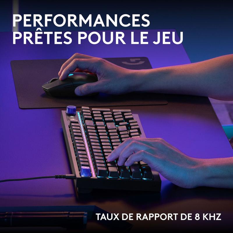 Performances gaming 8 kHz Logitech G G316 X 98