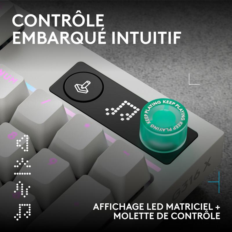 Structure montée sur joint Logitech G G316 X 98