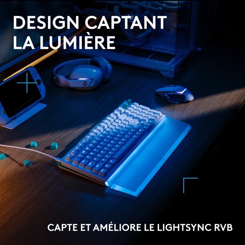 Repose-poignets Logitech G512 X PALM REST 98 transparent