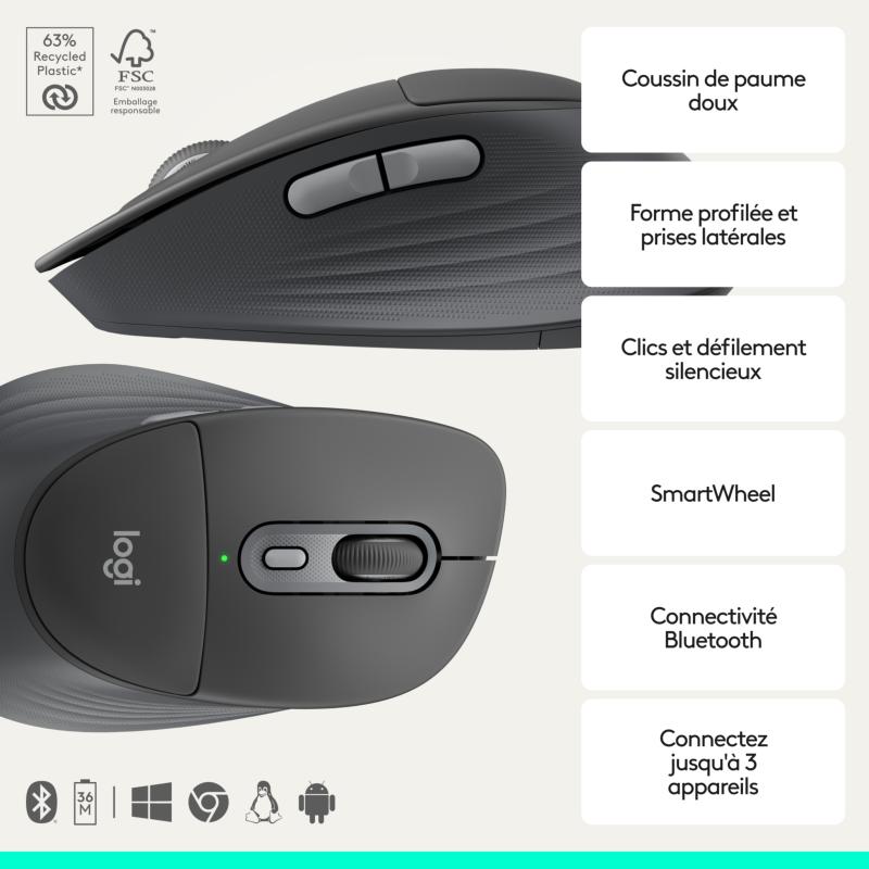 Ensemble Logitech Signature Comfort Plus MK880 multi-appareils