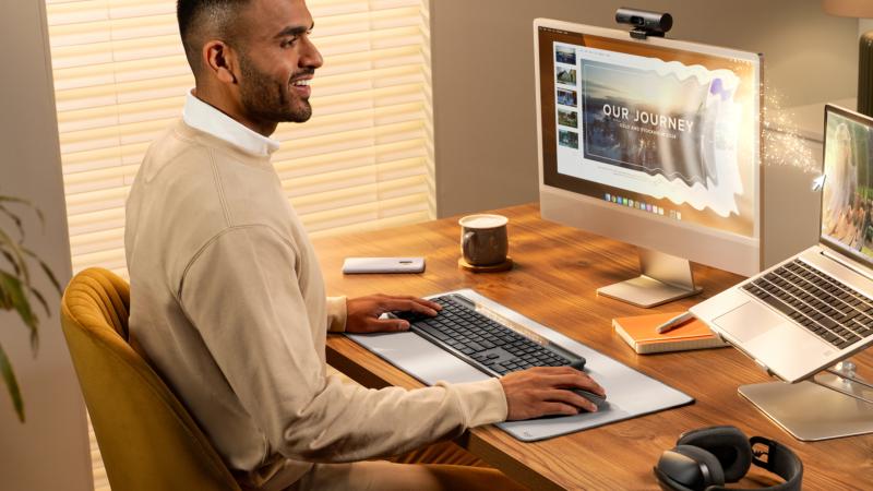 Technologie solaire Logi LightCharge clavier Logitech K980