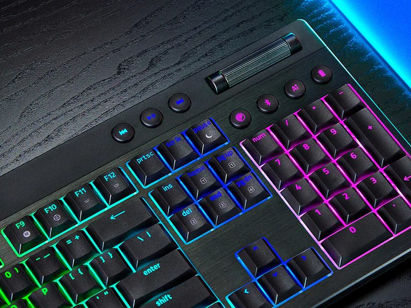 Razer BlackWidow V4 Low-profile HyperSpeed Orange Switch