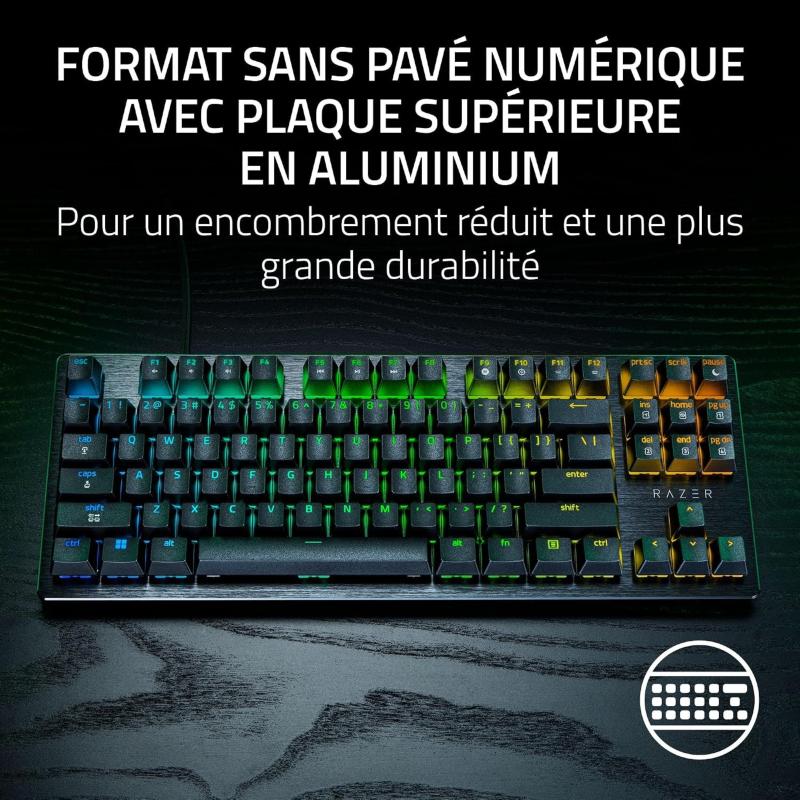 Clavier gamer Razer Huntsman V3 HE Magnetic TKL
