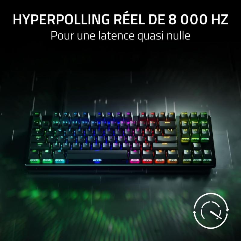 Fonctions Rapid Trigger et Snap Tap du Razer Huntsman V3 HE Magnetic TKL