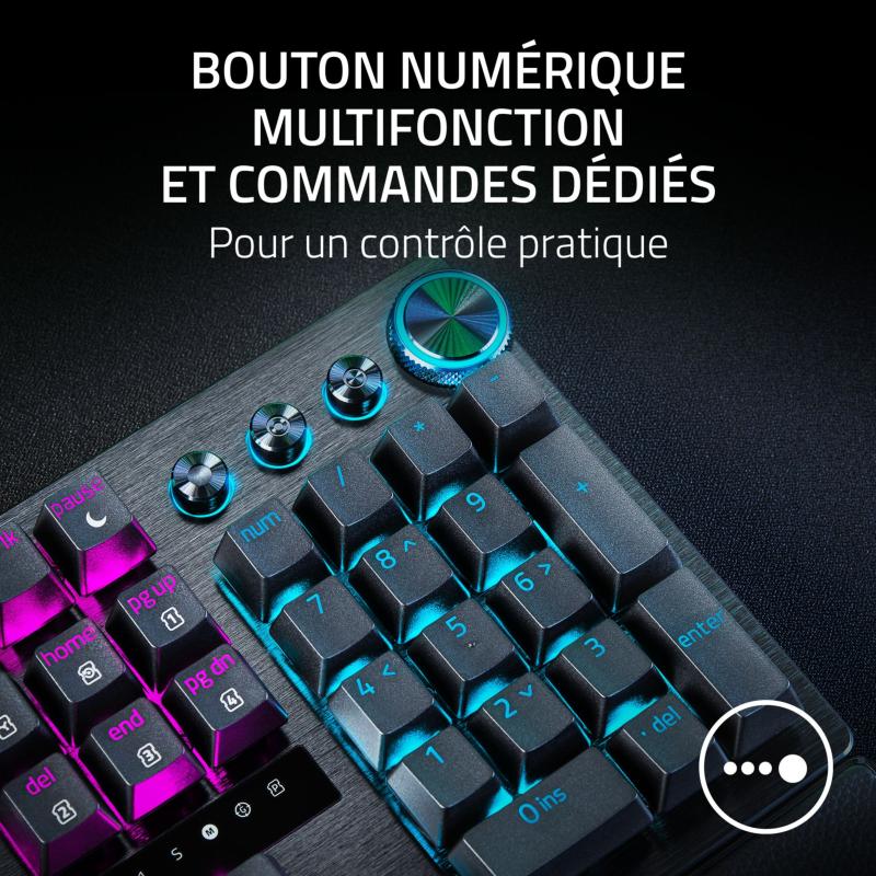Clavier Razer Huntsman V3 Pro avec rétroéclairage RGB Chroma