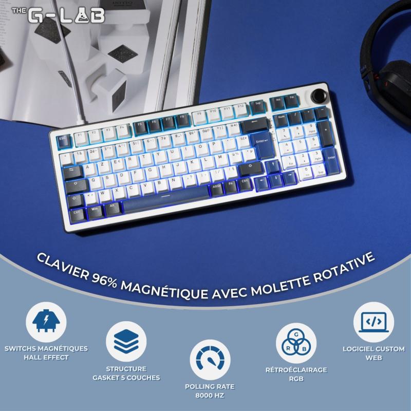 switch hall effect clavier gaming G-Lab précision et rapidité