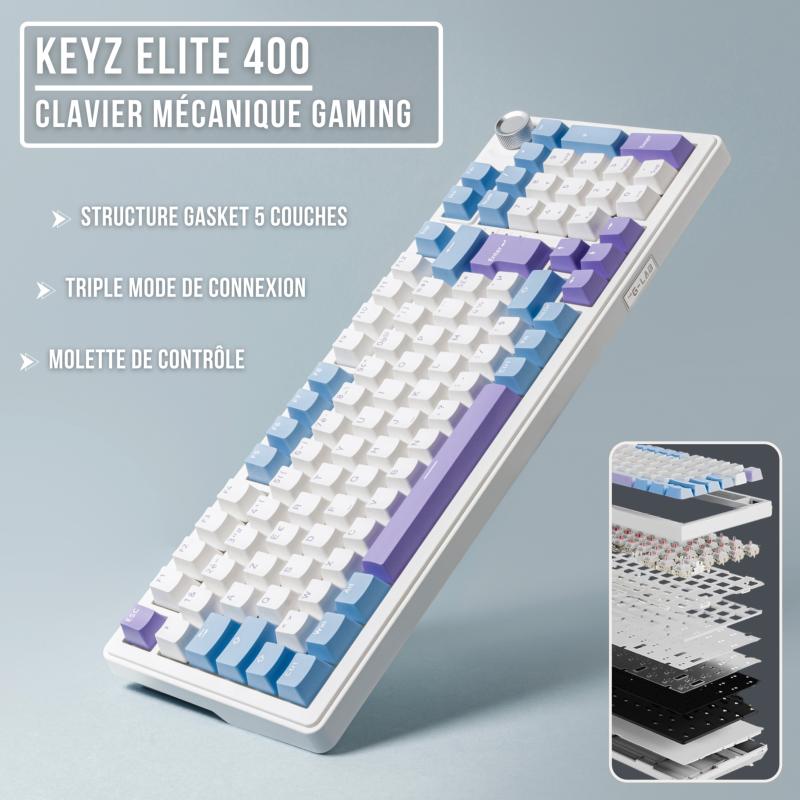 Triple connectivité G-LAB KEYZ ELITE 400