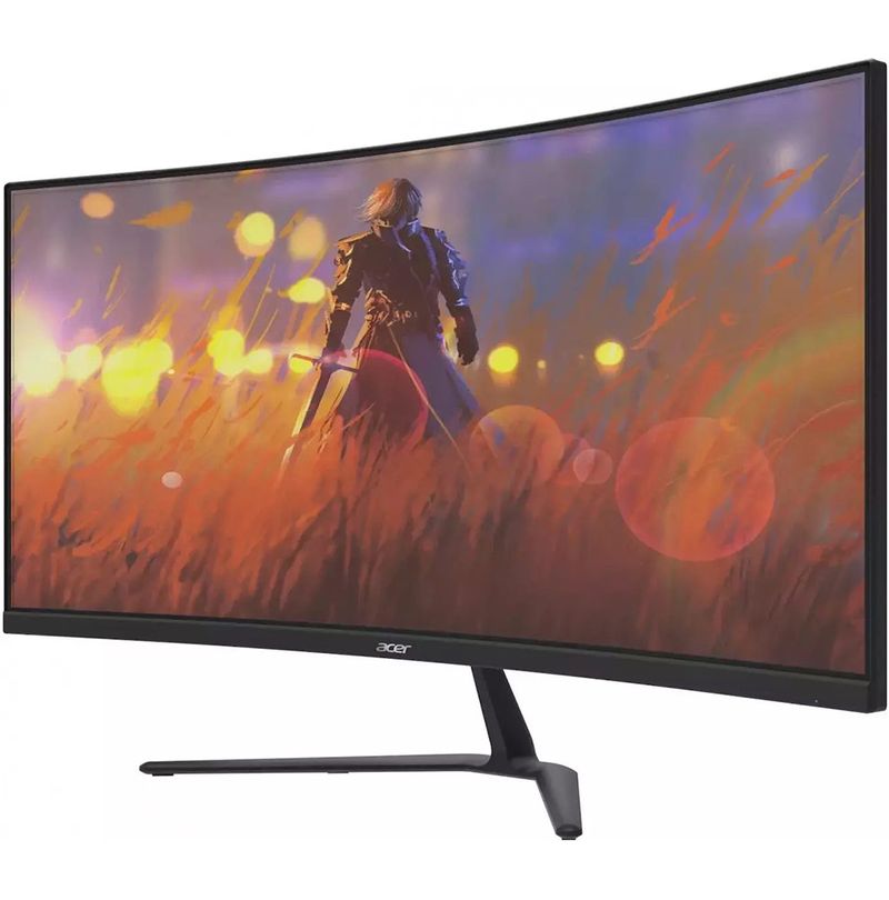 Illustration d'un écran gaming Acer au format panoramique