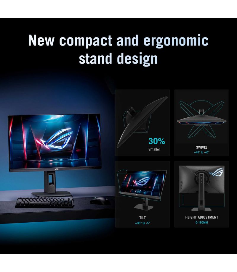 Connectique de l'écran ASUS ROG Strix XG248QSG Ace