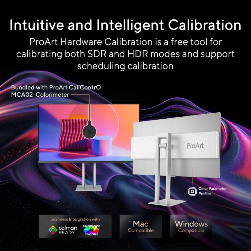 Calibration colorimétrique du moniteur ASUS ProArt PA32UCDMR-K