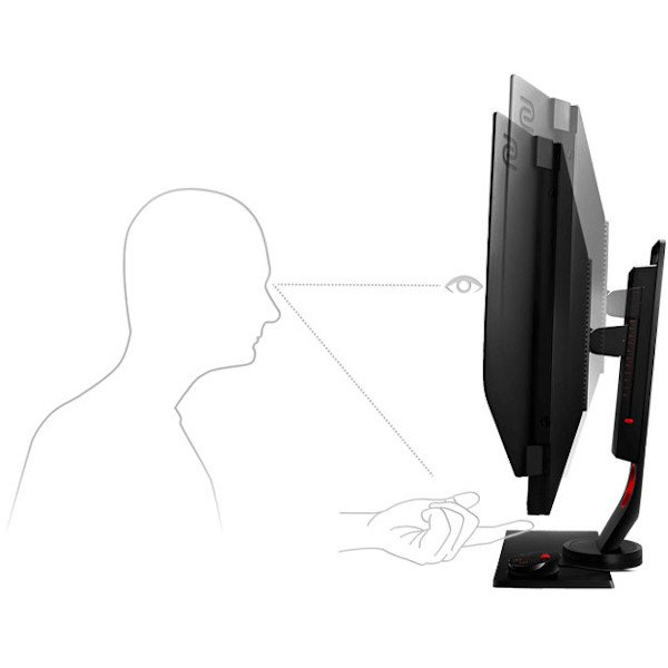Casquette Shield et pied réglable pour le Zowie XL2546