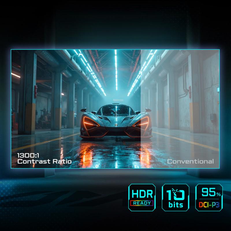 Affichage QHD HDR10 et couleurs DCI-P3 sur écran Gigabyte G27Q26