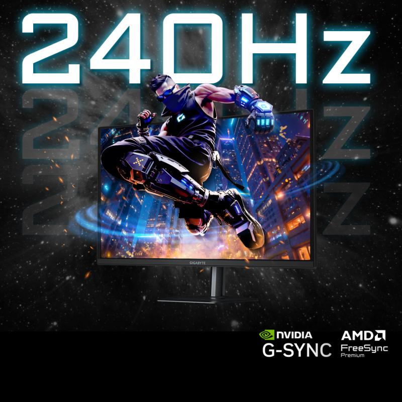Moniteur gaming GIGABYTE GO27Q24G 27 pouces OLED