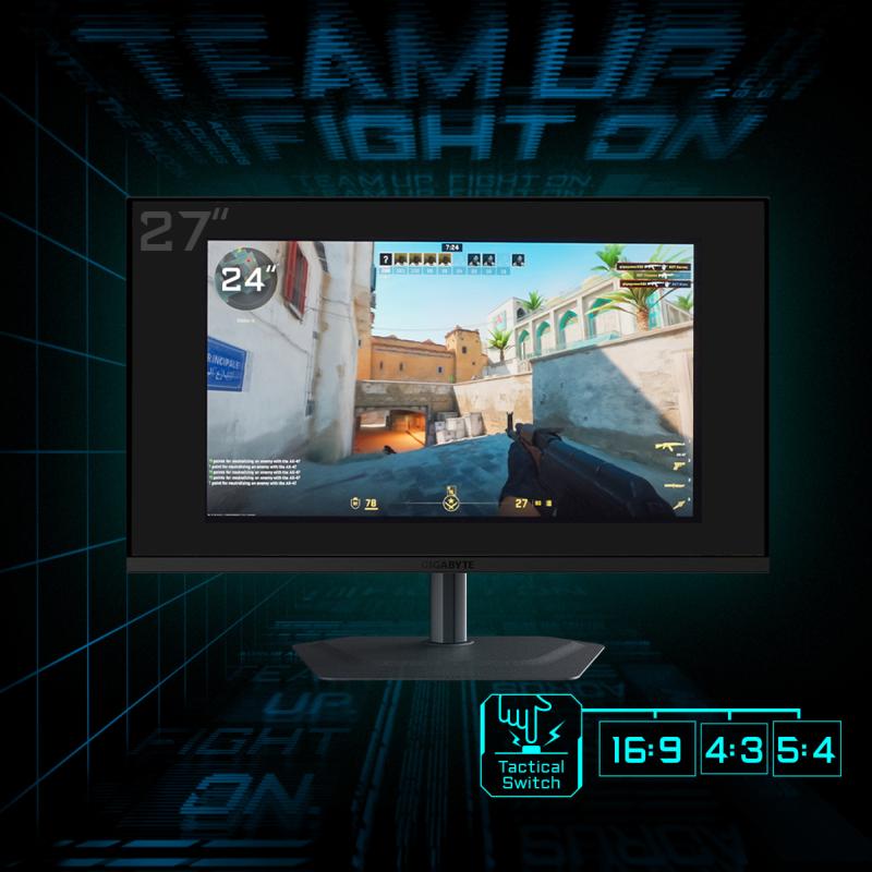 Connectique du moniteur gaming GIGABYTE GO27Q24G