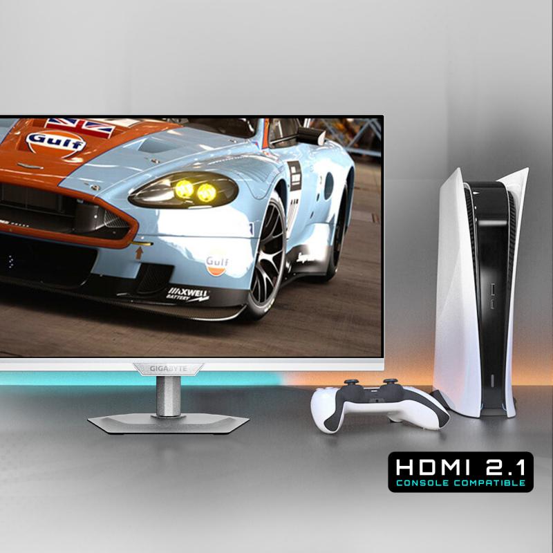 Affichage SuperSpeed IPS et fonctionnalités tactiques AI du Gigabyte M27UP ICE