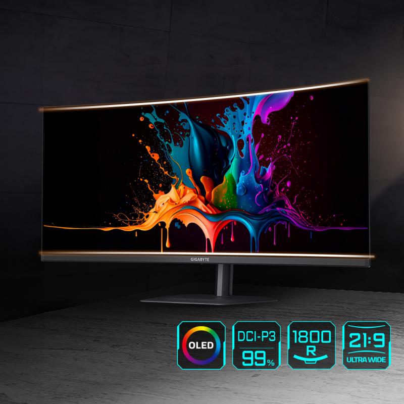 Écran gaming GIGABYTE MO34WQC36 OLED incurvé