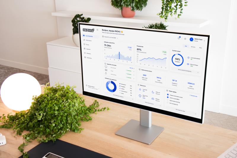Dalle VA QHD 144 Hz de l'écran INOVU Aura MBS32