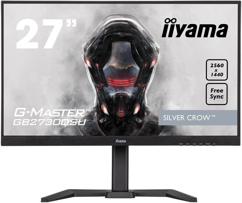 Ecran gamer Silver Crow G-MASTER GB2730QSU-B1 - 27 pouces : Le jeu vidéo tout confort en WQHD et borderless !