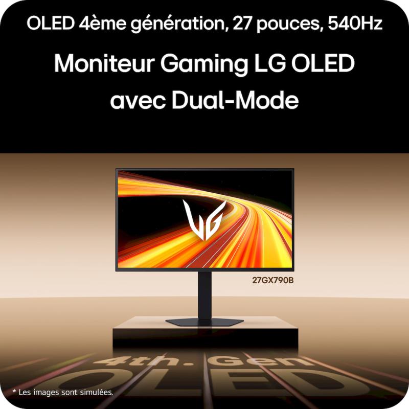 Écran gaming LG UltraGear 27GX790B-B