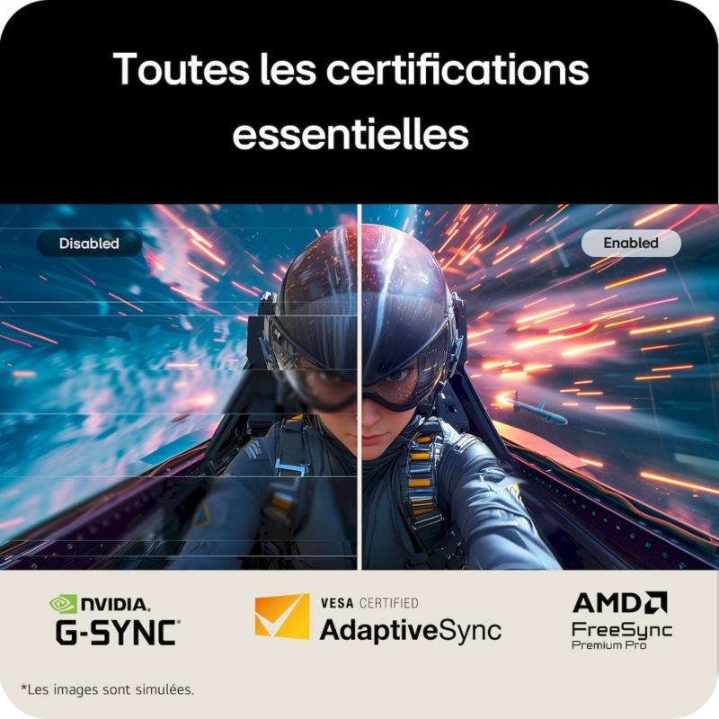 Connectique et ergonomie du LG UltraGear 27GX790B-B