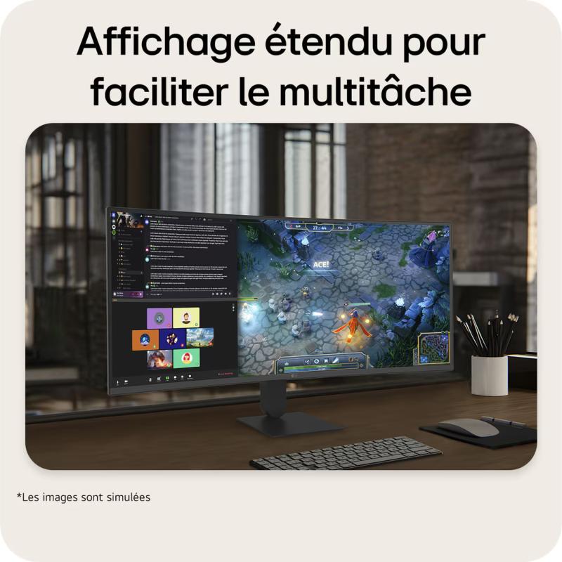 Écran incurvé LG UltraWide 34U640B-B 34 pouces WQHD