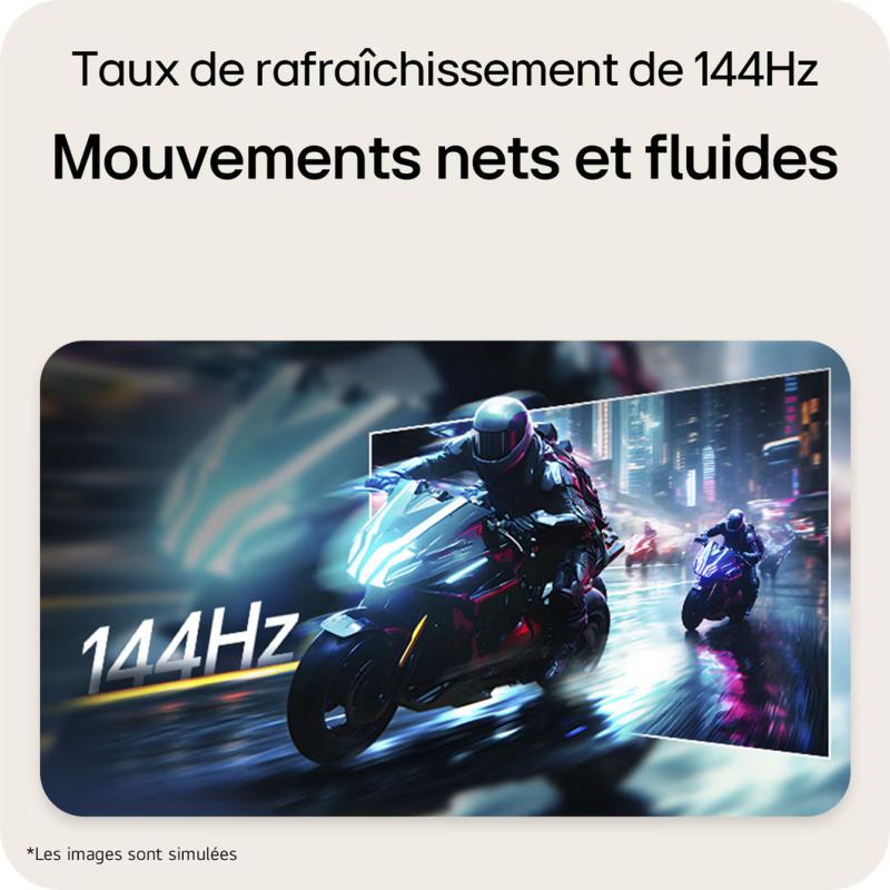 Affichage 144 Hz HDR10 du moniteur LG UltraWide 34U640B-B