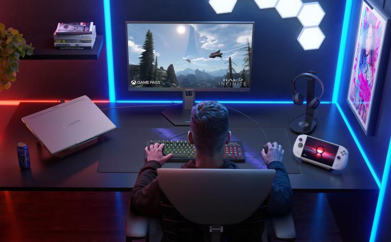 Affichage incurvé du Lenovo Legion 27Q-2c