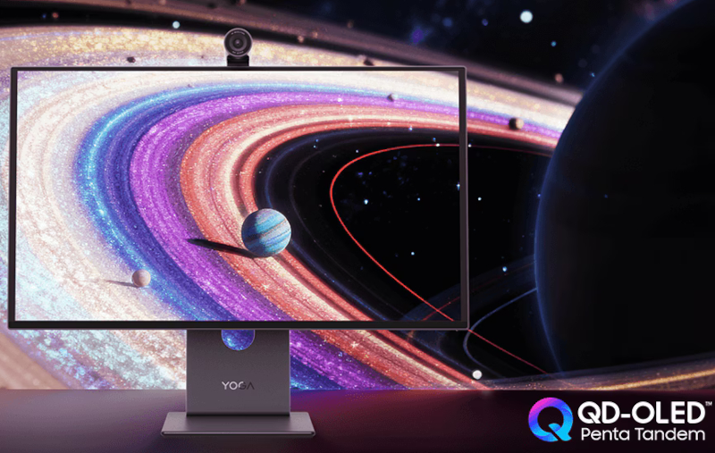 Qualité d'image QD-OLED du Lenovo Yoga Pro 27UD-10