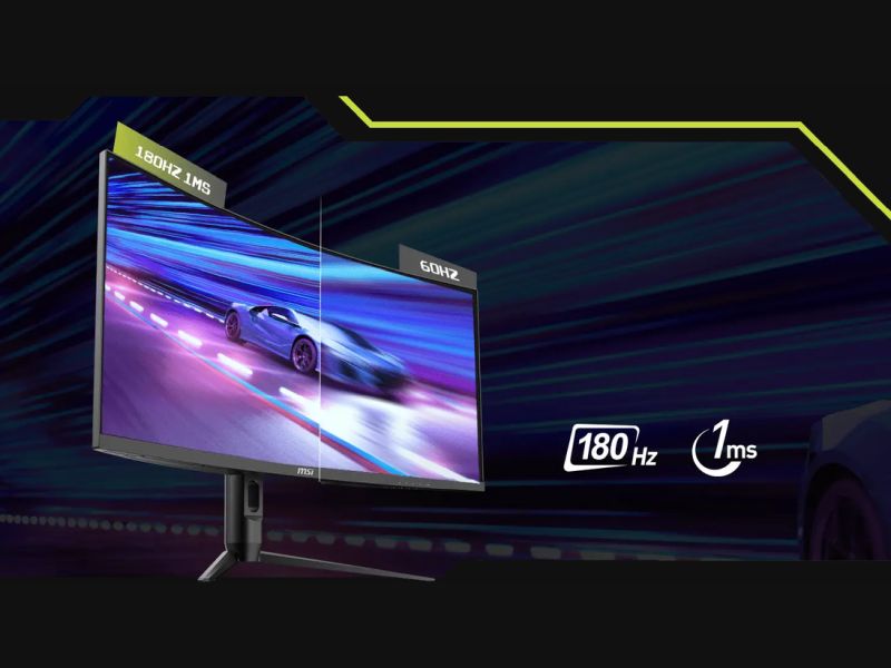 Ergonomie et connectique de l'écran MSI MAG 342CQR E2