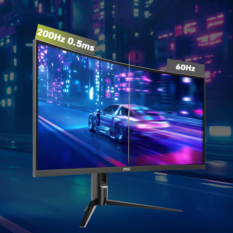 Fluidité 200 Hz écran gaming MSI MAG 342CQRF E20