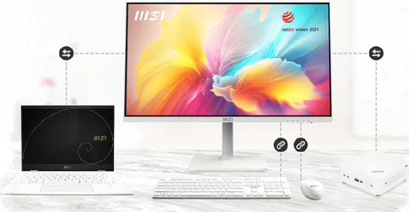 connectique USB-C écran MSI PRO MAX 241PHW E14