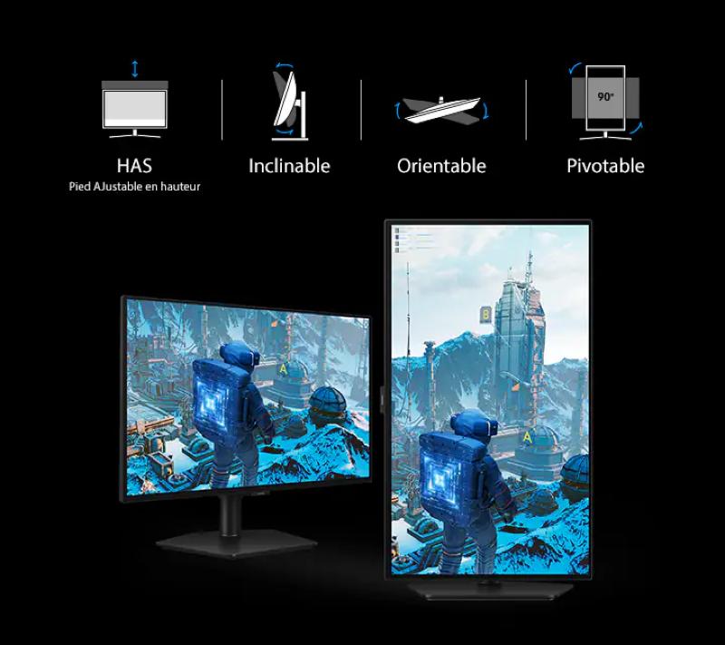 Pied ergonomique Samsung Odyssey OLED G7 32 pouces