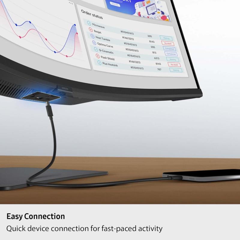 Confort visuel et ergonomie du Samsung ViewFinity S8 S85TH