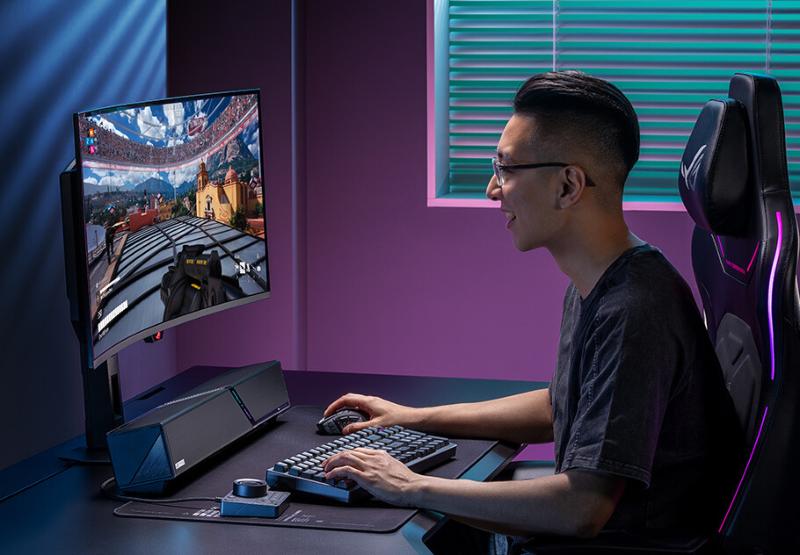 Architecture audio 2.1.2 Dolby Atmos de la soundbar ASUS ROG Gjallar