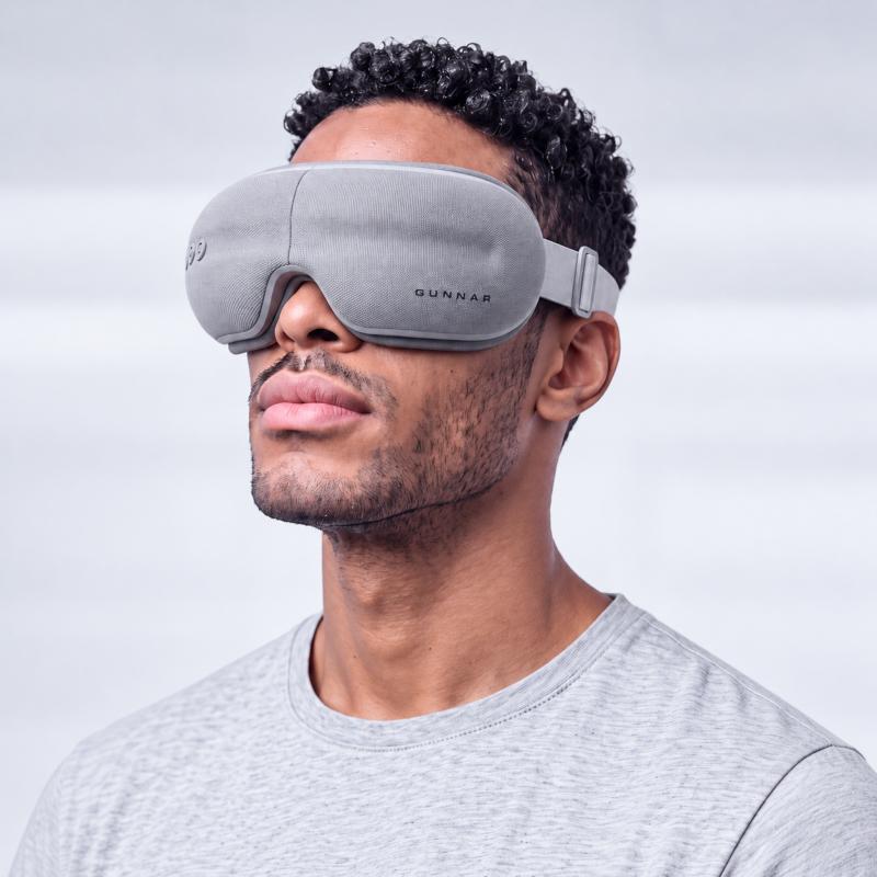 Masque de relaxation oculaire Gunnar Ojai avec compression d'air chaleur et audio Bluetooth