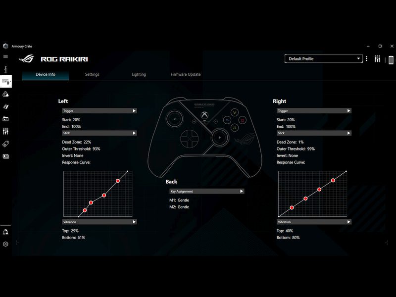Personnalisation Asus ROG Raikiri