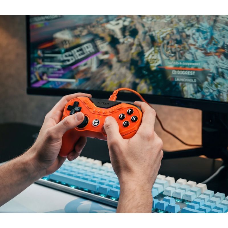 Manette filaire GameSir Tarantula 8K PC Orange