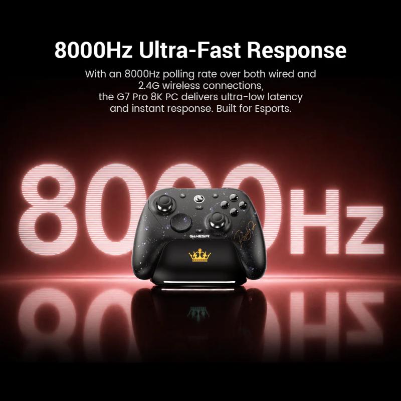 Fonctionnalités de la manette GameSir G7 Pro 8K PC Royal2